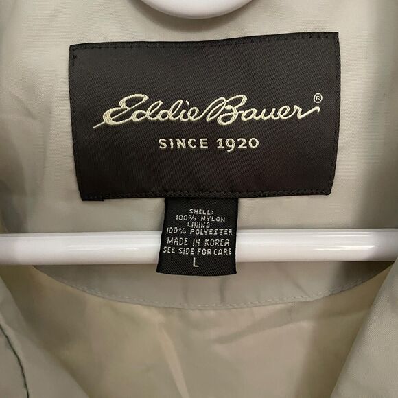 Vintage Style Eddie Bauer Men’s Large Ivory Coat/Jacket - Picture 4 of 7